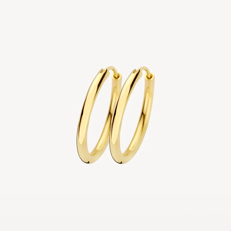 Blush Creolen aus 585er Gelbgold Ø 20 mm - 7407YGO
