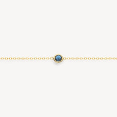 Blush Gliederarmband mit Sky Blue Topas aus 585er Gelbgold - 2268YTB