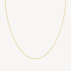 Blush Halskette aus 14 Karat Gold 42 cm Extra fein - 3058YGO/42