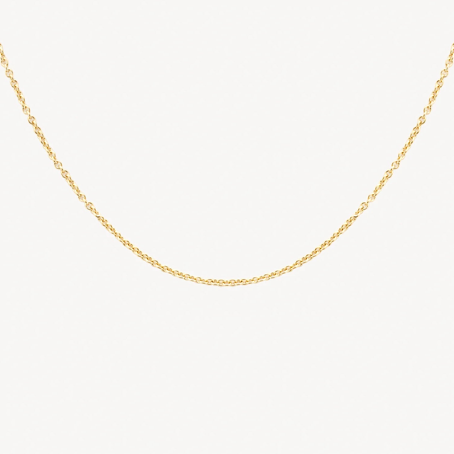 Blush Halskette aus 14 Karat Gold 42 cm Extra fein - 3058YGO/42
