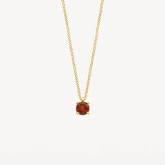 Blush Halskette aus 14 Karat Gold mit Granat - 3200YGA