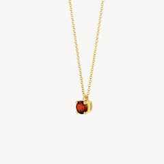 Blush Halskette aus 14 Karat Gold mit Granat - 3200YGA