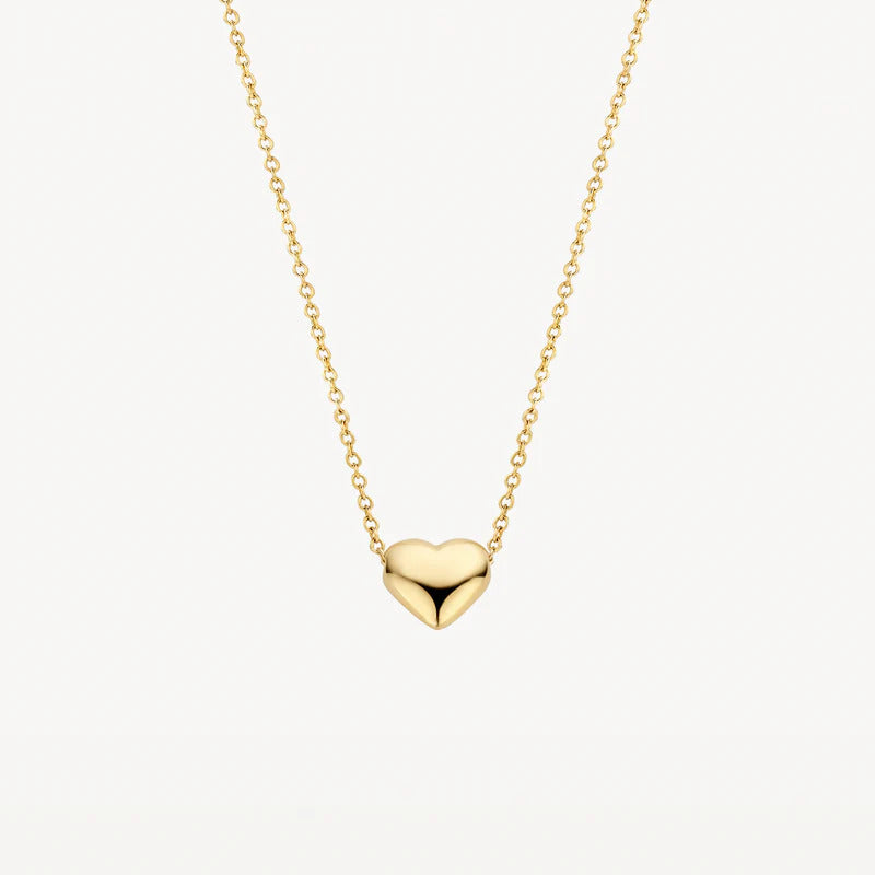 Blush Halskette aus 14 Karat Gold mit Herzanhänger - 3062YGO