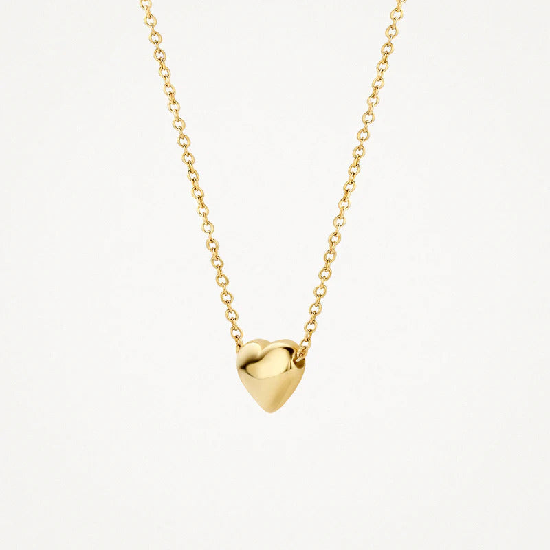 Blush Halskette aus 14 Karat Gold mit Herzanhänger - 3062YGO