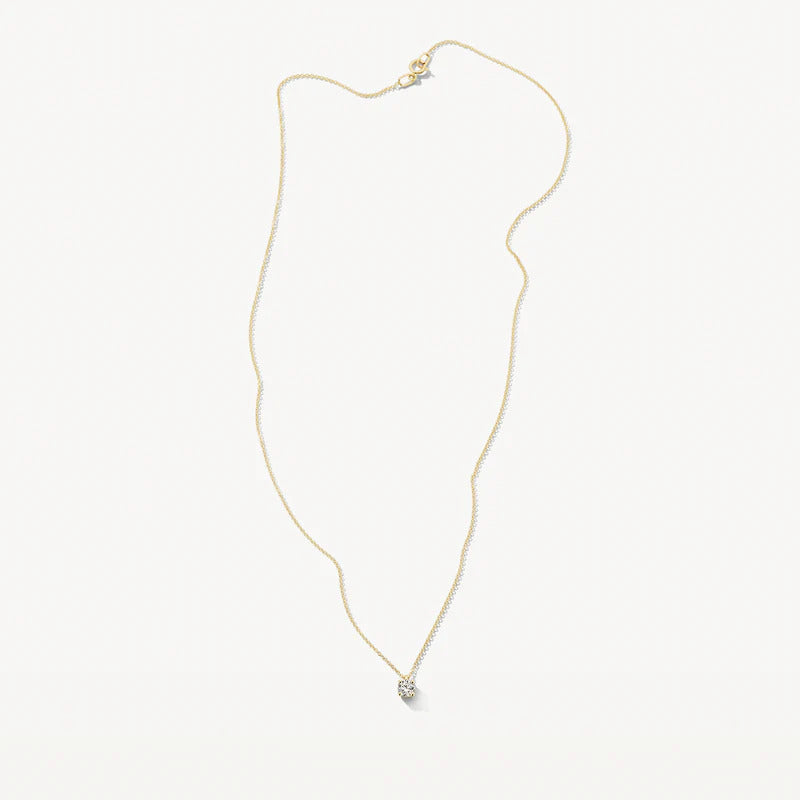 Blush Halskette aus 14 Karat Gold mit Labordiamant 0.20 ct - 3200YLG