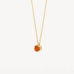 Blush Halskette aus 14 Karat Gold mit Madera Citrin - 3200YCI