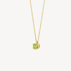 Blush Halskette aus 14 Karat Gold mit Peridot - 3200YGP