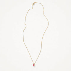 Blush Halskette aus 14 Karat Gold mit rosa Turmalin - 3200YPT