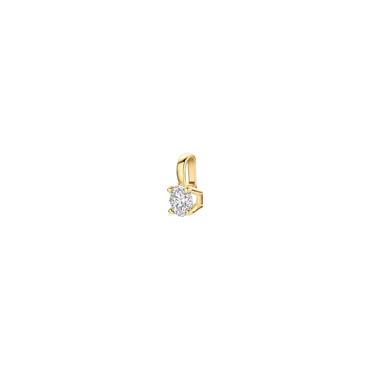 Blush Labordiamant-Anhänger aus 14 Karat Gelbgold 0.20 ct - LG6002Y