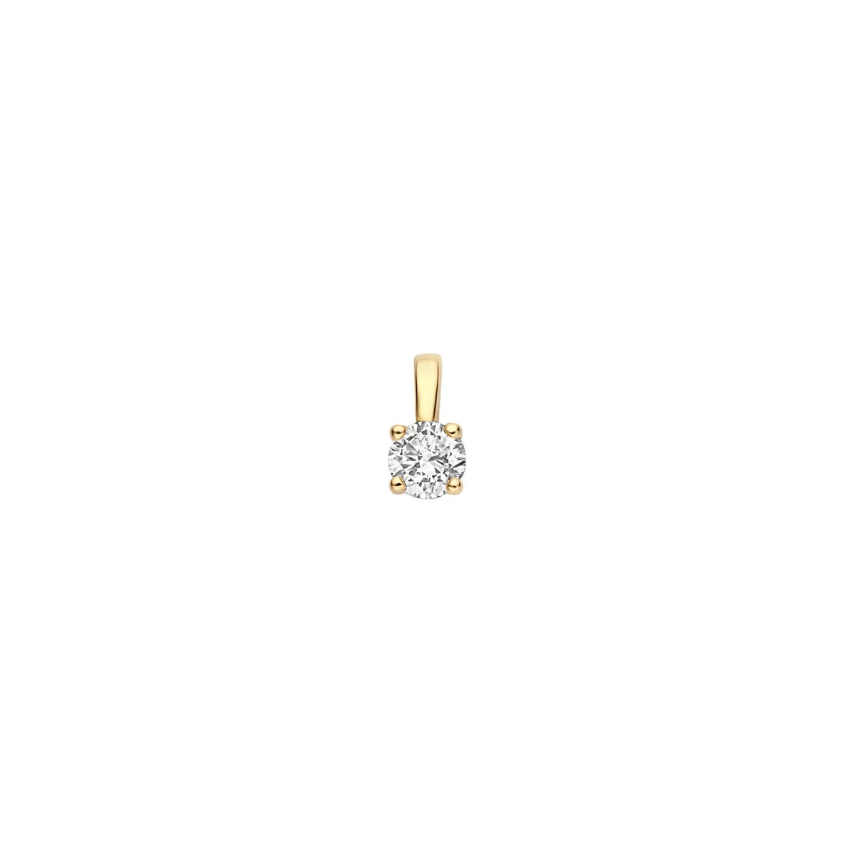 Blush Labordiamant-Anhänger aus 14 Karat Gelbgold 0.20 ct - LG6002Y