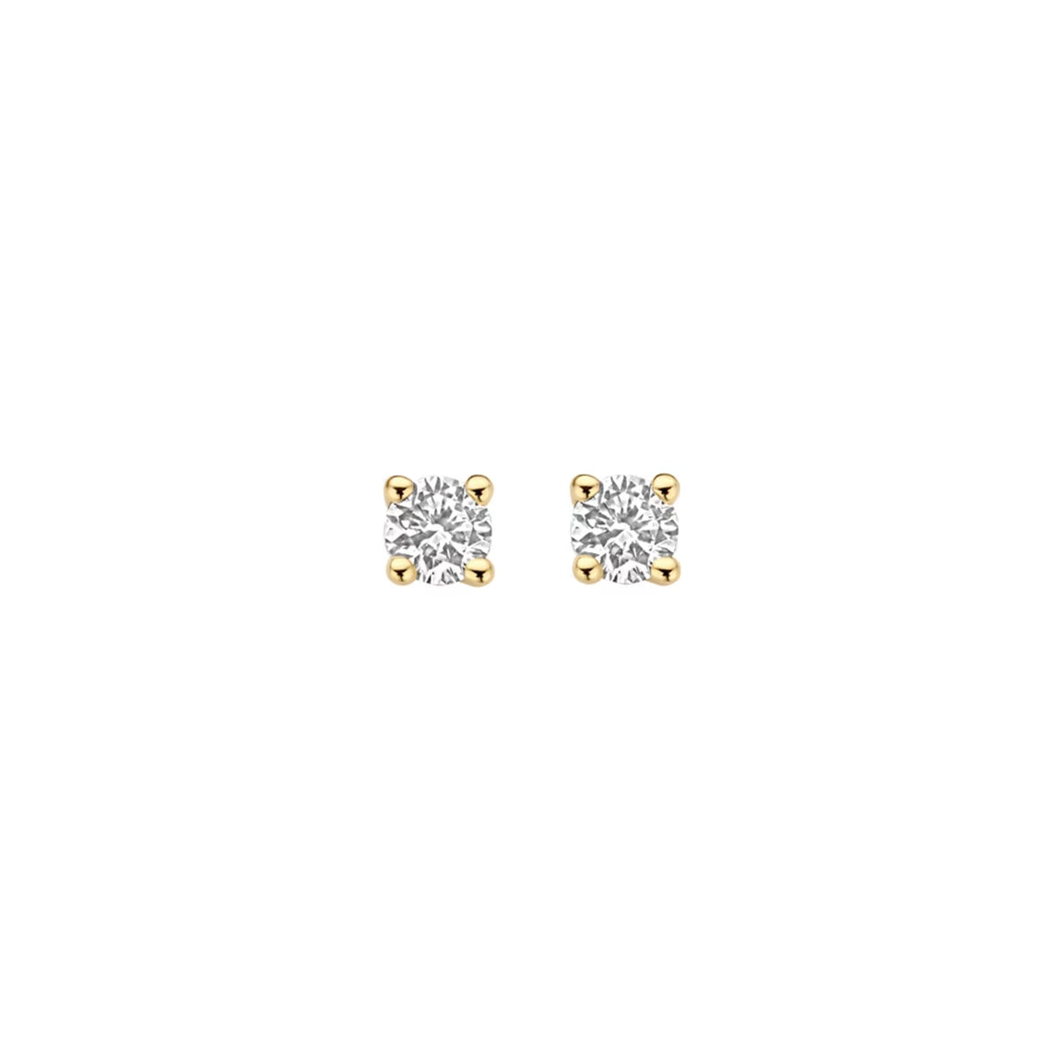 Blush Labordiamant-Ohrstecker aus 14 Karat Gelbgold 0.20 ct - LG7036Y