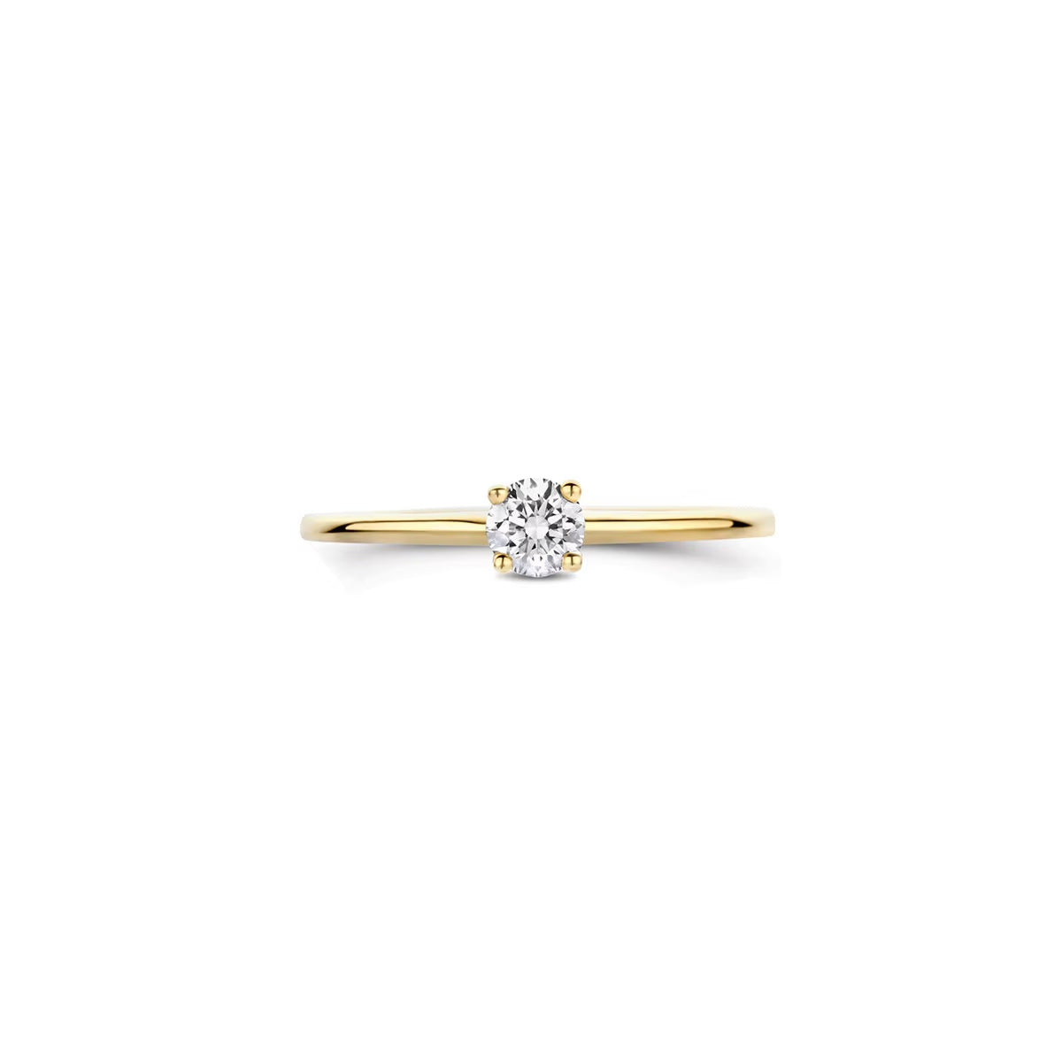 Blush Labordiamant-Ring aus 14 Karat Gelbgold 0.20 ct - LG1079Y/54