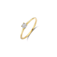 Blush Labordiamant-Ring aus 14 Karat Gelbgold 0.20 ct - LG1079Y/54
