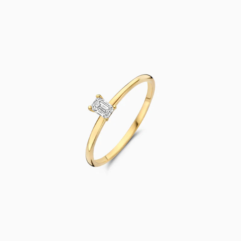 Blush Labordiamant-Ring aus 14 Karat Gold 0.20 ct - LG1029Y