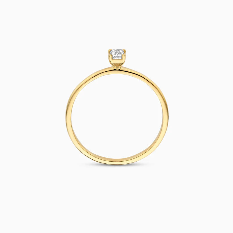 Blush Labordiamant-Ring aus 14 Karat Gold 0.20 ct - LG1029Y