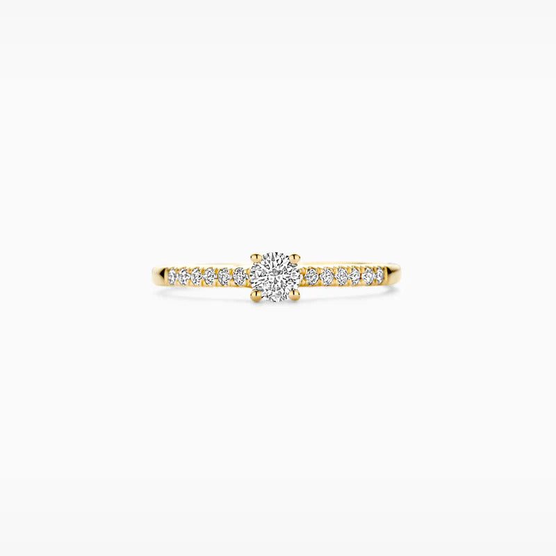Blush Labordiamant-Ring aus 14 Karat Gold 0.32 ct - LG1017Y