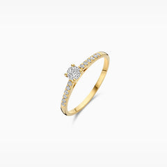 Blush Labordiamant-Ring aus 14 Karat Gold 0.32 ct - LG1017Y