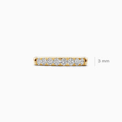 Blush Labordiamant-Ring aus 14 Karat Gold 0.56 ct - LG1015Y