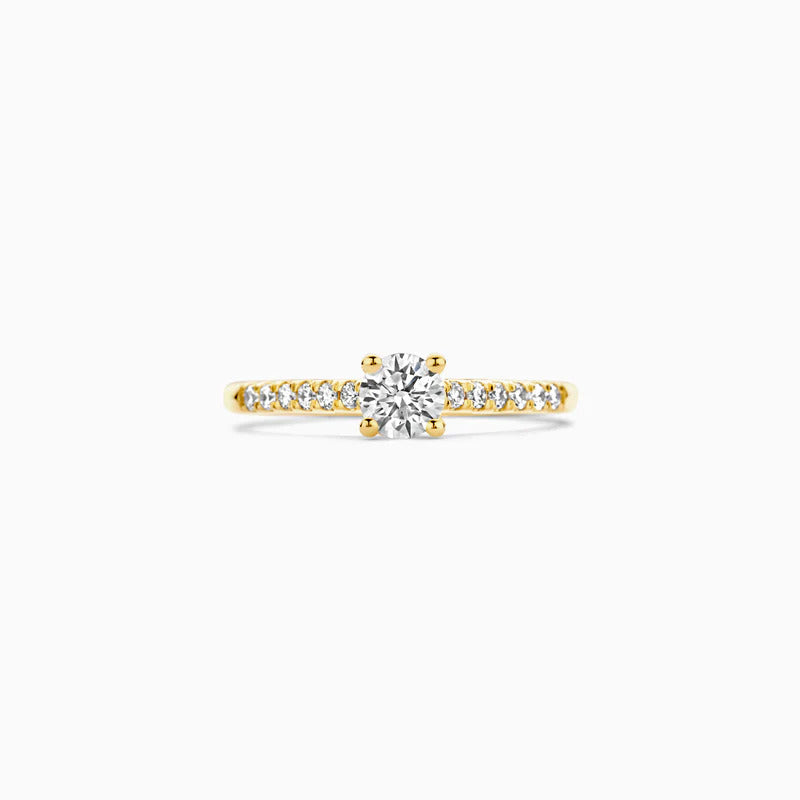 Blush Labordiamant-Ring aus 14 Karat Gold 0.58 ct - LG1006Y/54
