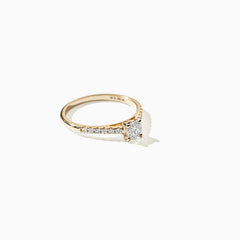 Blush Labordiamant-Ring aus 14 Karat Gold 0.58 ct - LG1006Y/54