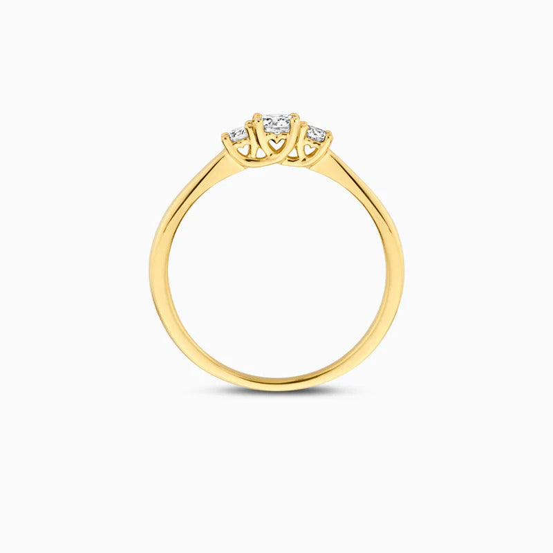 Blush Labordiamant-Ring aus 14 Karat Gold - LG1007Y