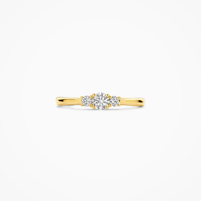 Blush Labordiamant-Ring aus 14 Karat Gold - LG1007Y