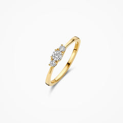 Blush Labordiamant-Ring aus 14 Karat Gold - LG1007Y