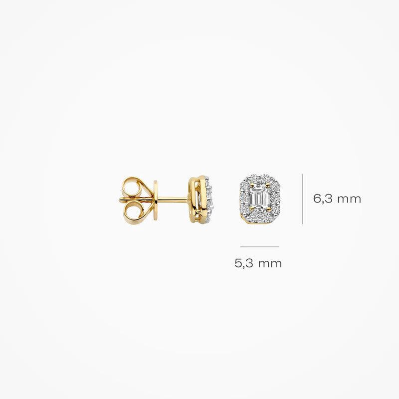 Blush Ohrstecker aus 14 Karat Gold mit Labordiamanten 0.40 ct - LG7010Y