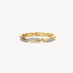 Blush Ring 1256BZI - (585er) Gelb- und Weissgold mit Zirkonia