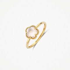 Blush Ring aus 14 Karat Gold mit Perlmutt Grösse 54 - 1280YMQ/54