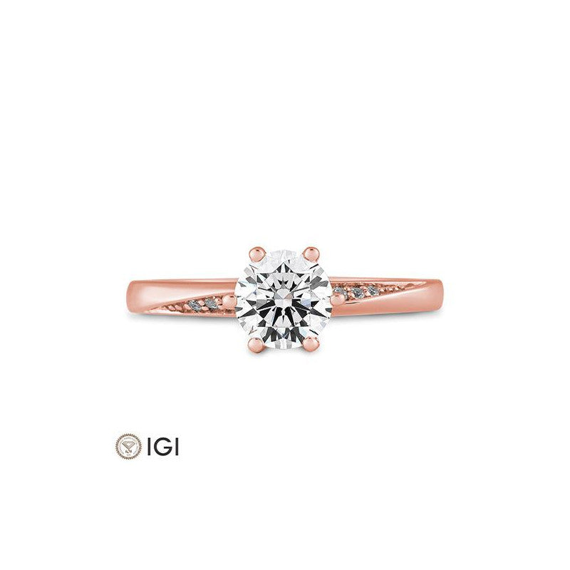 Breuning Watch Breuning 6er Krappe Verlobungsring mit Labordiamanten - 41062550 ...