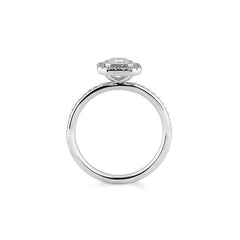Bague de fiançailles Breuning Carré avec diamants de laboratoire - 41063260