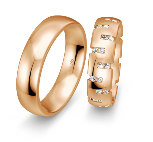 Breuning Luxury Trauringe - 48/09904 & 48/09903