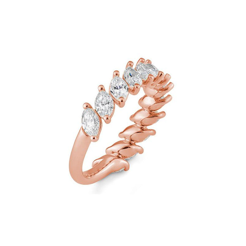 Breuning Memoire Navette Verlobungsring mit Diamanten - 41/06297