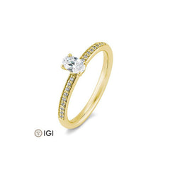 Bague de fiançailles ovale Breuning avec diamants de laboratoire - 41062340