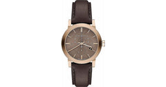 Burberry BU9755 The City Chronograph Uhr – Braun Leder