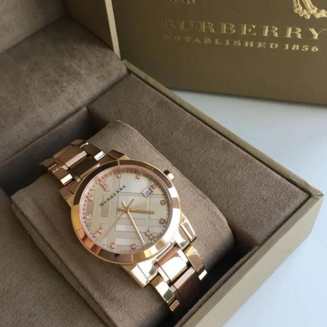 Burberry Damenuhr "The Classic" in Roségold - BU9126