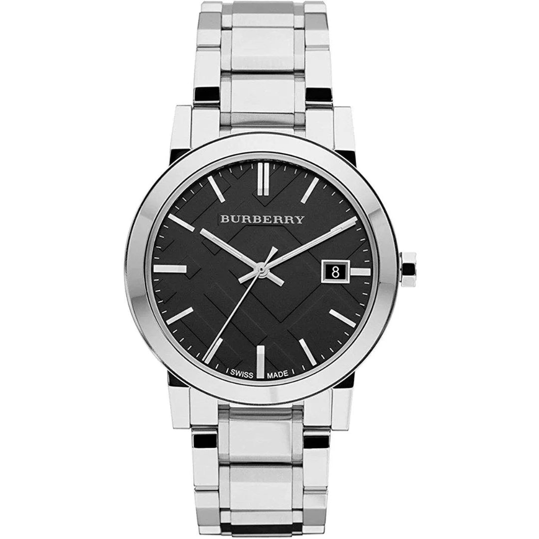 Burberry The City Herrenuhr mit Schwarzem Zifferblatt - BU9001