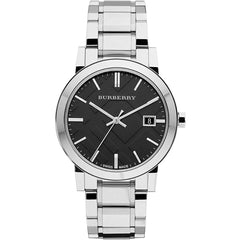 Burberry The City Herrenuhr mit Schwarzem Zifferblatt - BU9001