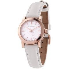 Burberry Ladies Watch BU9209 The City Rose Gold – Damen Uhr Roségold & Weiss