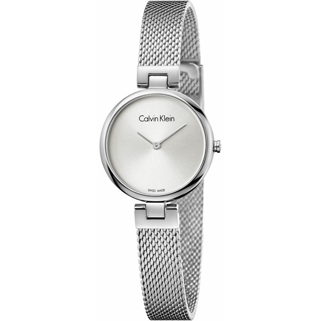 Calvin Klein Authentic 28mm Uhr Silber Edelstahl Mesh