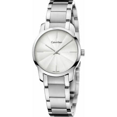 Calvin Klein City Damenuhr in Silber - K2G23146