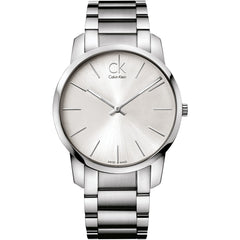 Calvin Klein City Herrenuhr in Silber - K2G21126