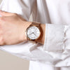 Calvin Klein Minimal Gent Damen- & Herrenuhr in Roségold Silber - K3M2T626
