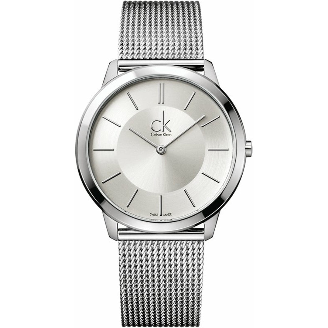 Calvin Klein Minimal Gent Herrenuhr in Silber- K3M21126