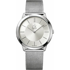 Calvin Klein Minimal Gent Herrenuhr in Silber- K3M21126