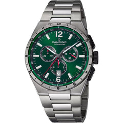 Candino Swiss Made Titanium Herrenuhr Grün 43 mm - C4603/K