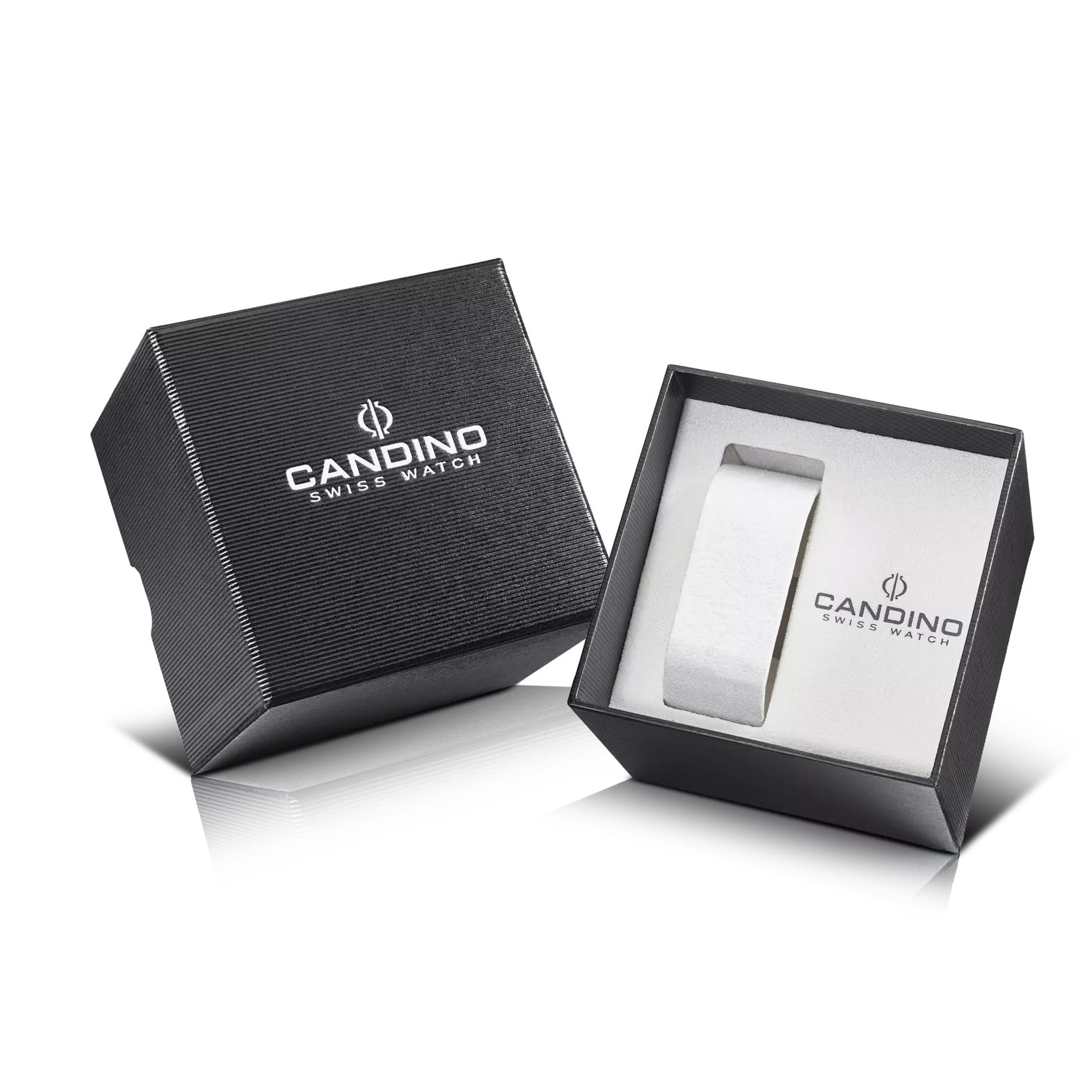 Candino Swiss Made Titanium Herrenuhr Silber 43 mm - C4603/G
