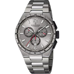 Candino Swiss Made Titanium Herrenuhr Silber 43 mm - C4603/G