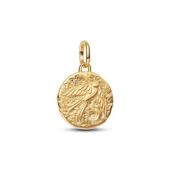 Charm Pandora Me/Moments Talisman Vogel & Stern aus 585er Gelbgold, 764082C01
